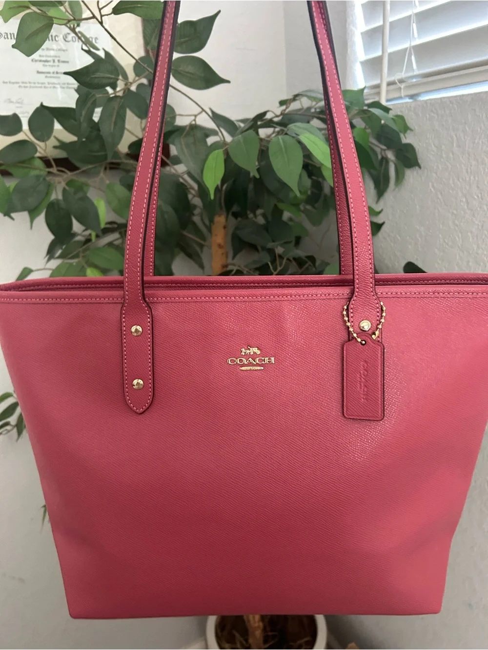 Coach elegant leather